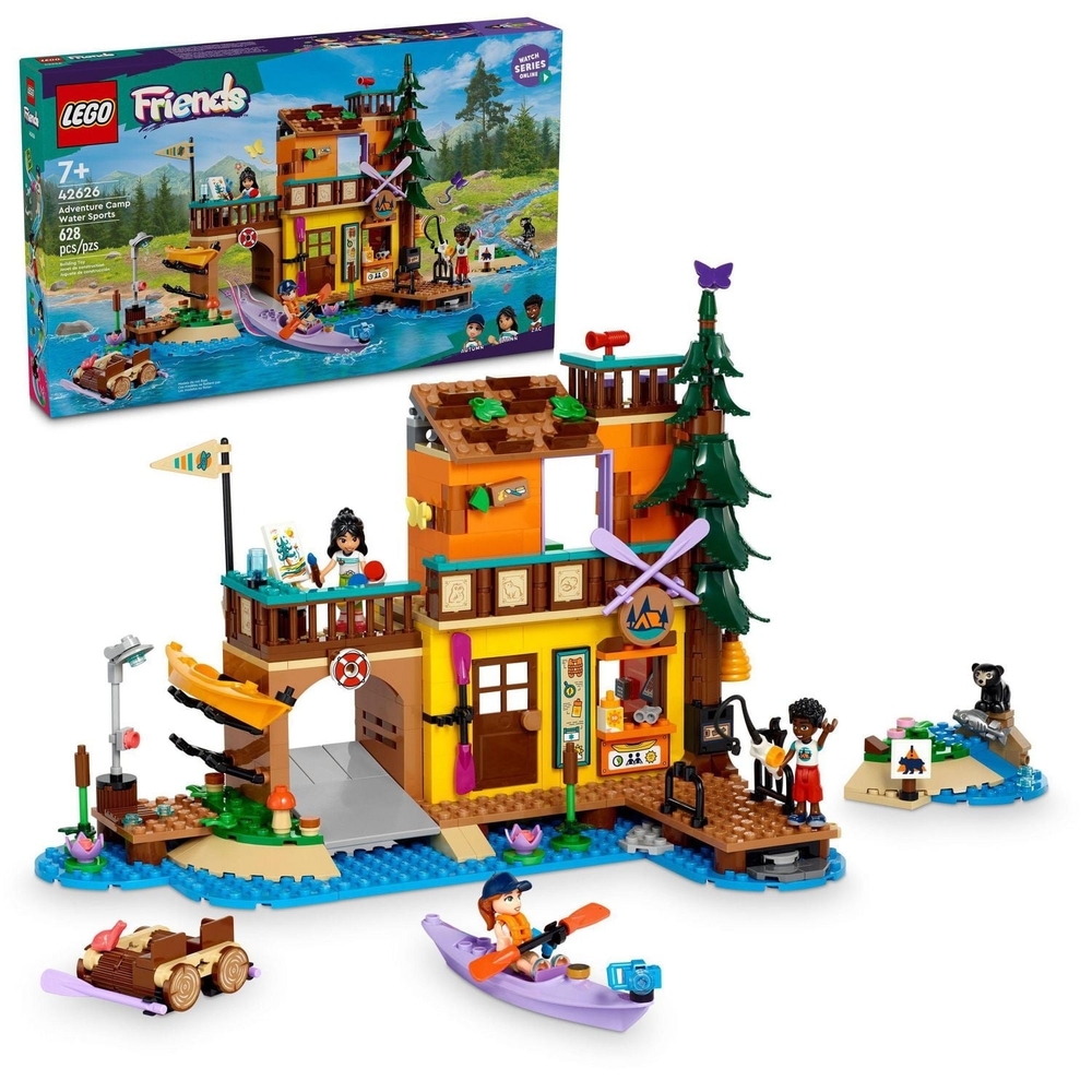 LEGO Friends Adventure Camp Water Sports Outdoor Toy Building Set, Pretend Play